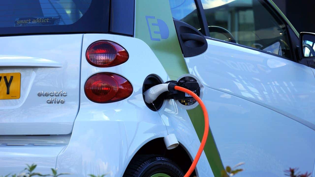 borne de recharge d'un véhicule électrique