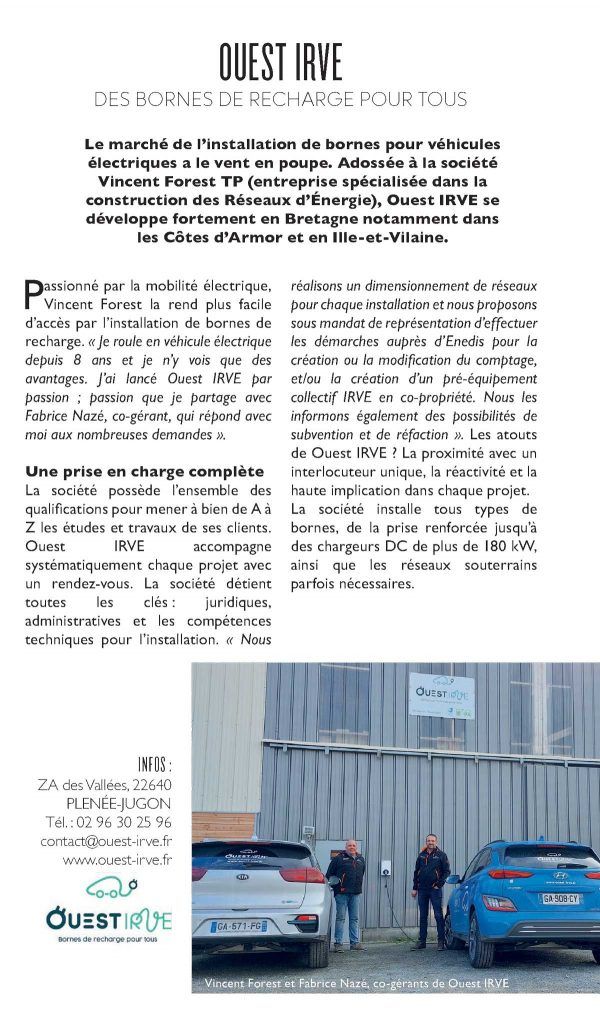 article capital sur ouest irve